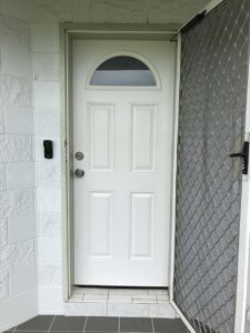 old white door